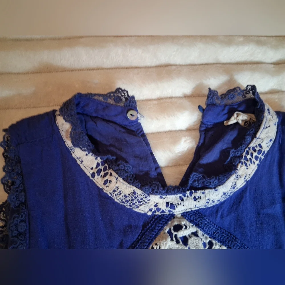 Hayden Girls Royal Blue Garment RAYON  BLEND  SIZE 11/12